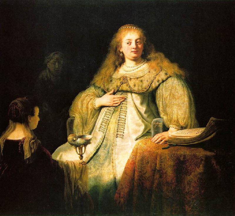 REMBRANDT Harmenszoon van Rijn Artemisia oil painting picture